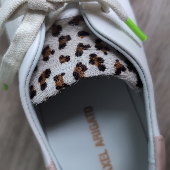 NIB Axel Arigato Clean 90 Triple Animal sneakers, white/dusty pink - Picture 7 of 16